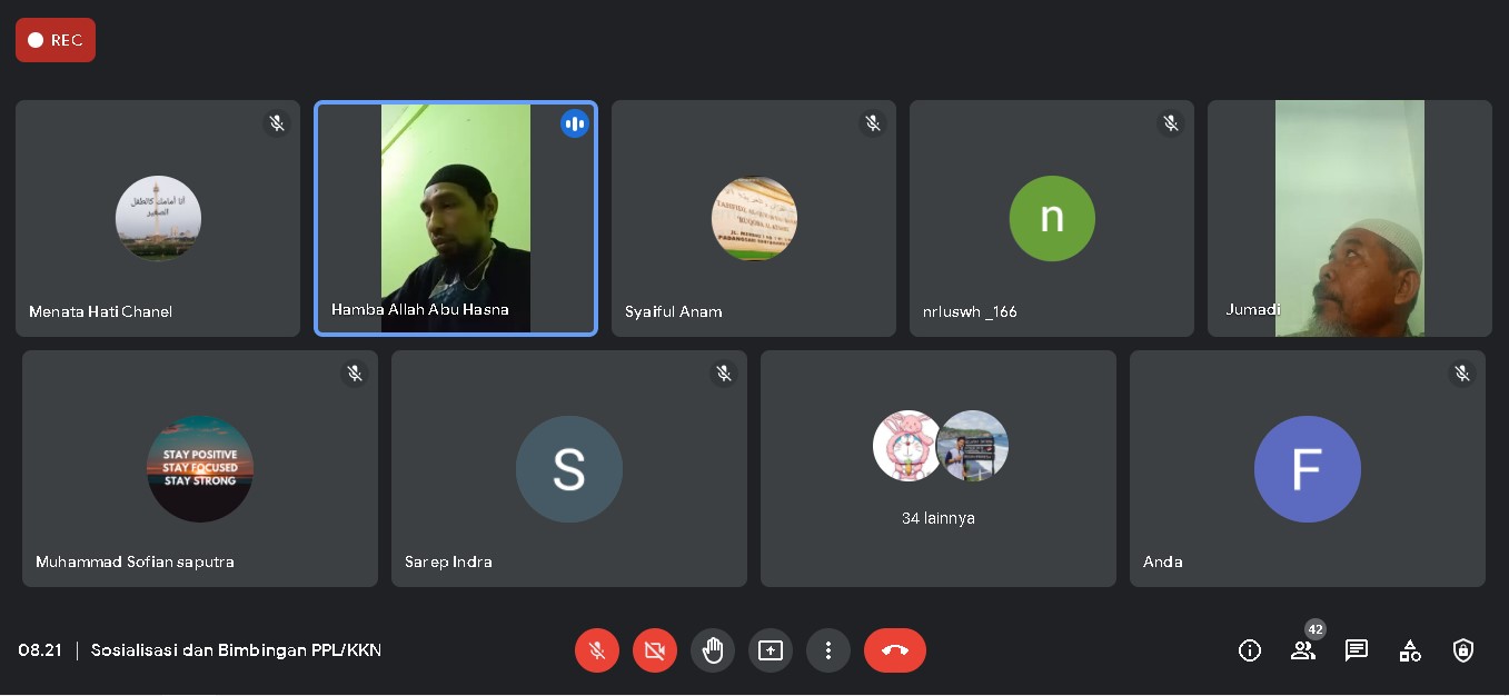 Sosialisasi dan Bimbingan PPL-KKN Daring