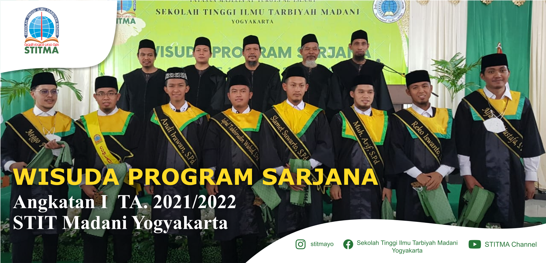Wisuda Program Sarjana Angkatan I Tahun Akademik 2021/2022