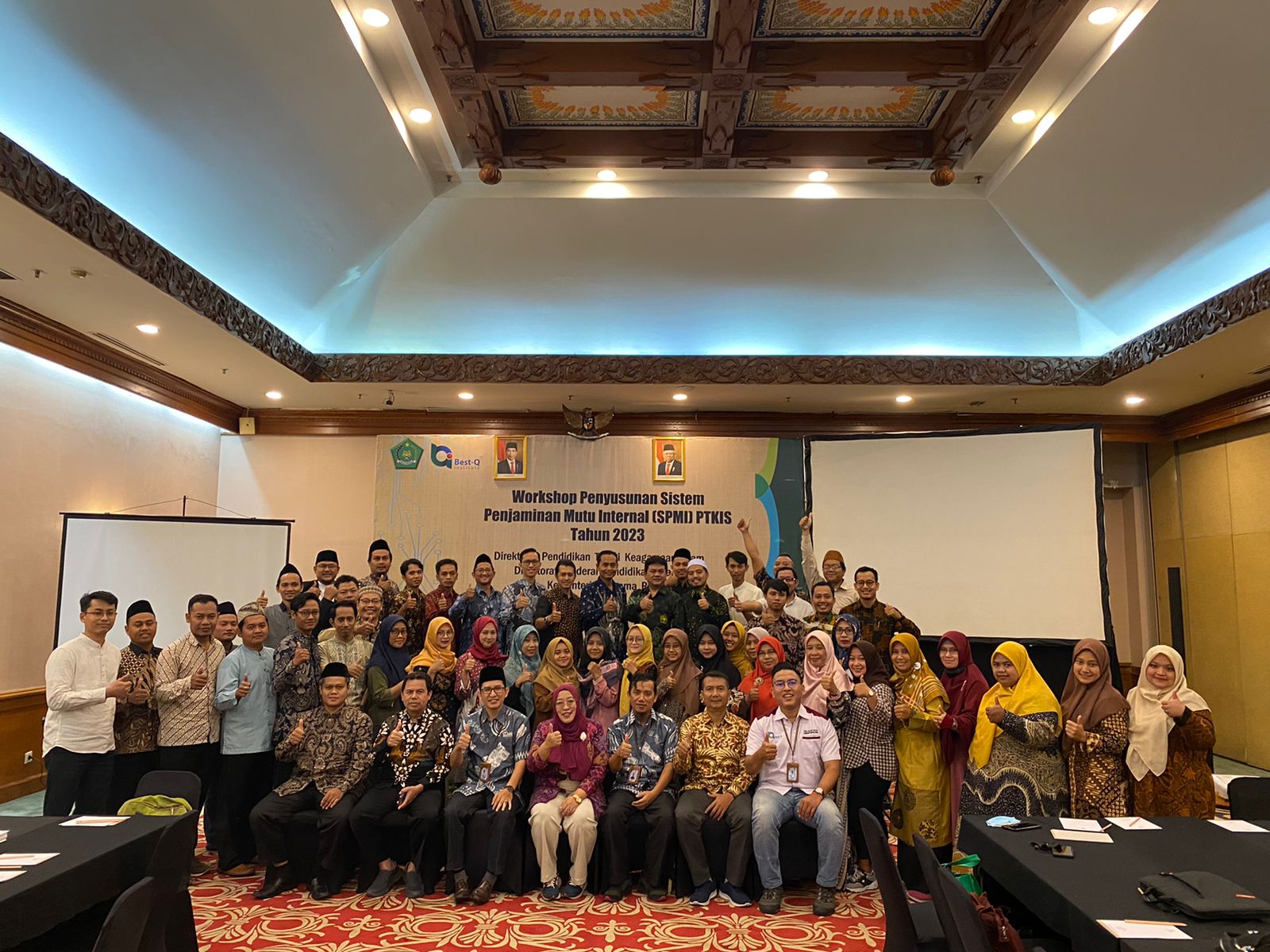 Workshop Penyusunan Sistem Penjaminan Mutu Internal (SPMI) PTKIS Bersama Kemenag dan Tim Best-Q Institute