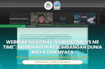 Webinar Nasional “Screen Time vs Me Time”: Membangun Keseimbangan Dunia Maya dan Nyata