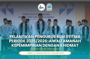 Pelantikan Pengurus BEM STITMA Yogyakarta Periode 2025/2026: Awali Amanah Kepemimpinan dengan Khidmat