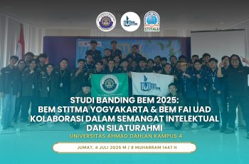 Studi Banding BEM 2025: BEM STITMA & BEM FAI UAD Kolaborasi dalam semangat Intelektual dan Silaturahmii