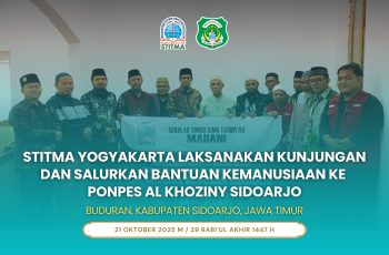 STITMA Yogyakarta Laksanakan Kunjungan dan Salurkan Bantuan kemanusiaan ke Ponpes Al Khoziny Sidoarjo