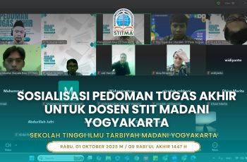 Sosialisasi Pedoman Tugas Akhir untuk Dosen STIT Madani Yogyakarta