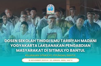Dosen Sekolah Tinggi Ilmu Tarbiyah Madani Yogyakarta Laksanakan Pengabdian Masyarakat di Sitimulyo Bantul
