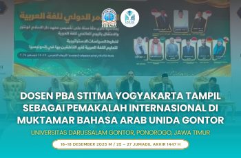 Dosen PBA STIT Madani Yogyakarta Tampil sebagai Pemakalah Internasional di Muktamar Bahasa Arab UNIDA Gontor