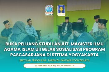 Buka Peluang Studi Lanjut, Magister Ilmu Agama Islam UII Gelar Sosialisasi Program Pascasarjana di STITMA Yogyakarta