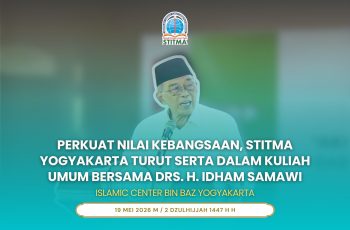 Perkuat nilai kebangsaan, STITMA Yogyakarta turut serta dalam kuliah umum bersama Drs. H. Idham Samawi