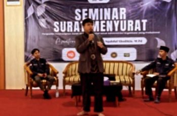 Tingkatkan Profesionalisme Organisasi, BEM Putra dan Putri STIT Madani Yogyakarta Gelar Pelatihan Surat Menyurat