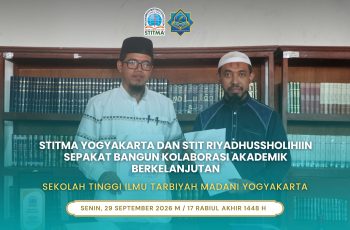 STITMA Yogyakarta dan STIT Riyadhussholihiin Sepakat Bangun Kolaborasi Akademik Berkelanjutan