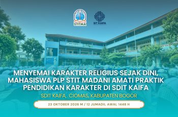 Menyemai Karakter Religius Sejak Dini, Mahasiswa PLP STIT Madani Amati Praktik Pendidikan Karakter di SDIT Kaifa